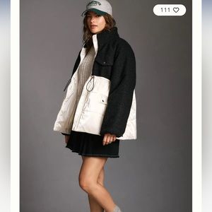Maeve Nylon Shearling Liner Jacket